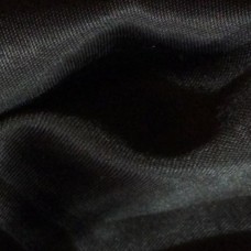 Ткань Атлас королевский стрейч (черный)